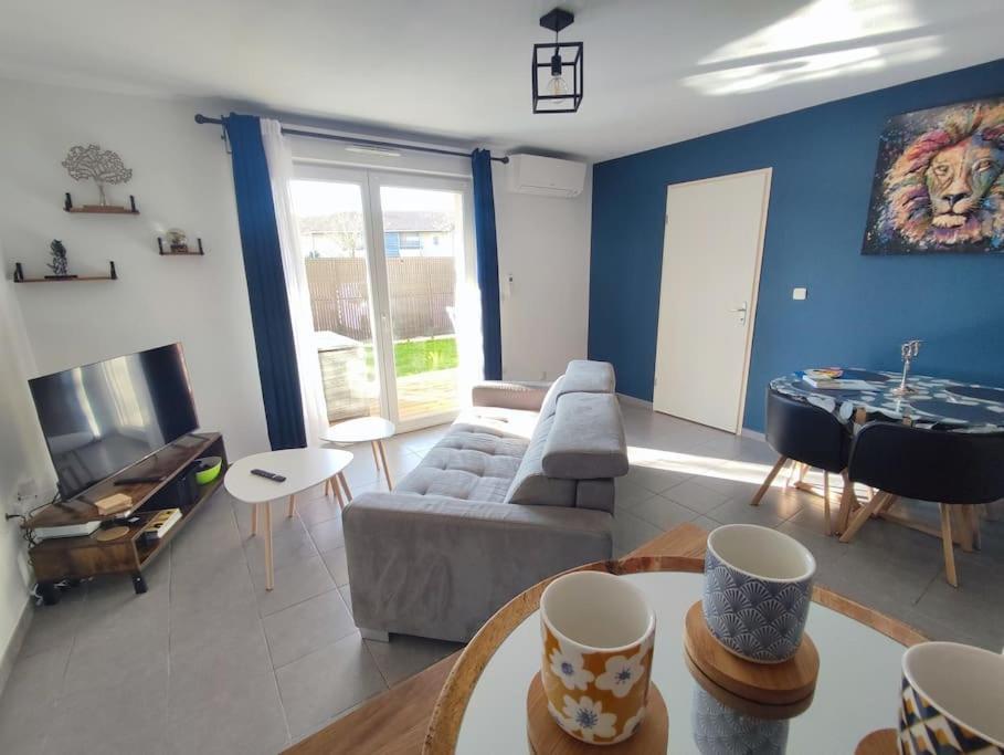 T2 Avec Jardin Proche Aeroport, Airbus, Meet Apartment Daux Exterior foto
